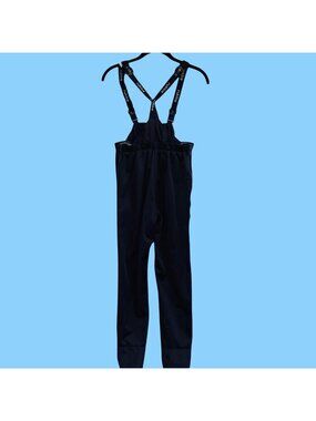 Rukka Womens Girls Bib Pants Size 158 Zip Off Wind Stopper Navy Blue S Vintage